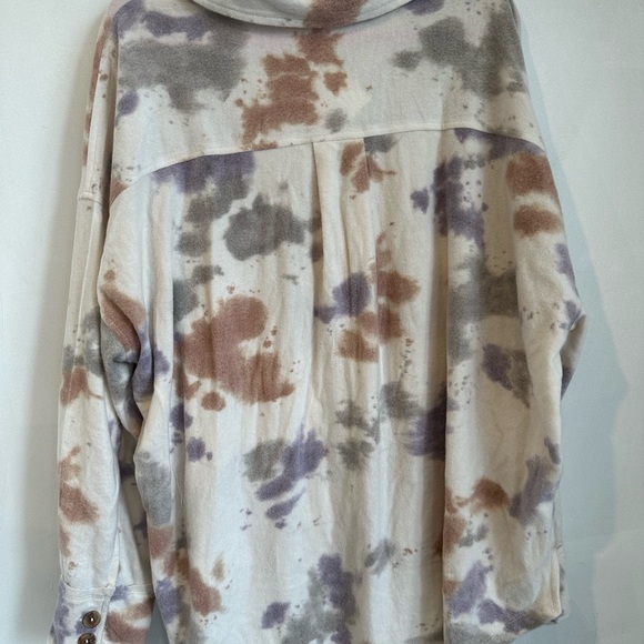 Tie-Dye Oversized Jacket Sz L - Picture 11 of 12
